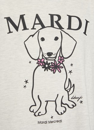  - MARDI MERCREDI - Swing The Tail Ddanji Flower Necklace Cotton T-Shirt