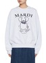 Main View - Click To Enlarge - MARDI MERCREDI - Swing The Tail Ddanji Flower Necklace Cotton Sweater