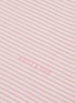 Detail View - Click To Enlarge - SUITE702 - Woven Stripe King Size Duvet Cover — Pink/Ecru