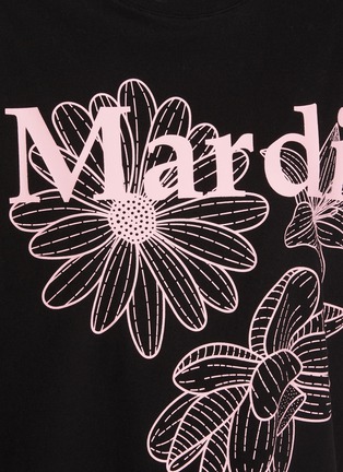  - MARDI MERCREDI - Triple Flower Cotton T-Shirt