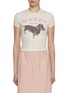 Main View - Click To Enlarge - MARDI MERCREDI - Ddanji Graphic Print Cropped Cotton Blend T-Shirt