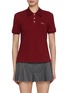 Main View - Click To Enlarge - MARDI MERCREDI - Embroidered Logo Cotton Polo Shirt