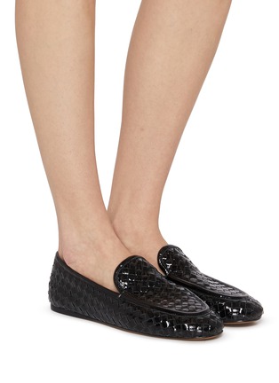 Figure View - Click To Enlarge - EQUIL - Harlo Woven Leather Loafers