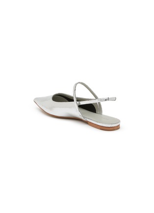  - EQUIL - Glasgow Single Band Metallic Leather Slingback Flats