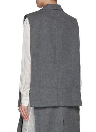 Back View - Click To Enlarge - BETTTER - Andes Single Breasted Sleeveless Blazer