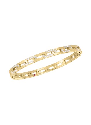 Main View - Click To Enlarge - ROBERTO COIN - Navarra 18K Gold Diamond Ruby Bangle — 48*58