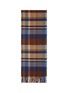 Main View - Click To Enlarge - JOHNSTONS OF ELGIN - Block Check Cashmere Scarf