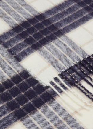 Detail View - Click To Enlarge - JOHNSTONS OF ELGIN - Knockmore Tartan Cashmere Scarf