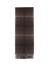 Main View - Click To Enlarge - JOHNSTONS OF ELGIN - Blurred Check Cashmere Silk Scarf