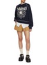 Figure View - Click To Enlarge - MARDI MERCREDI - Flowermardi Raglan Cotton Sweatshirt