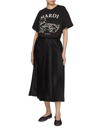 Figure View - Click To Enlarge - MARDI MERCREDI - Swing The Tail Ddanji Cotton T-Shirt