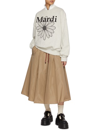 Figure View - Click To Enlarge - MARDI MERCREDI - Flowermardi Cotton Sweatshirt