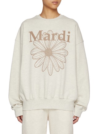 Main View - Click To Enlarge - MARDI MERCREDI - Flowermardi Cotton Sweatshirt