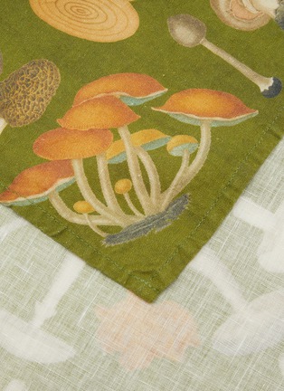 Detail View - Click To Enlarge - SUMMERILL & BISHOP - X John Derian Fungi Linen Napkin