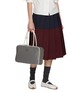 Figure View - Click To Enlarge - MIU MIU - Medium Beau Leather Top Handle Bag