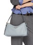 Figure View - Click To Enlarge - PRADA - Small Aimée Leather Shoulder Bag