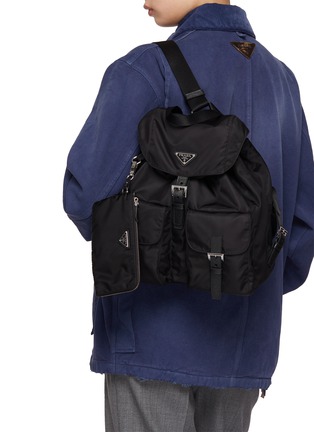 Figure View - Click To Enlarge - PRADA - Medium Re-Nylon Backpack