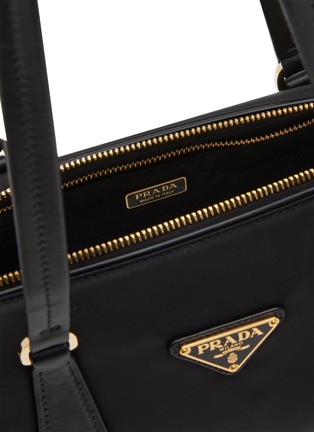 Detail View - Click To Enlarge - PRADA - Medium Re-Nylon Top Handle Bag