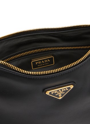 Detail View - Click To Enlarge - PRADA - Small Aimée Leather Shoulder Bag