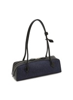ALAÏA | Medium Le Teckel Denim Leather Shoulder Bag | Women