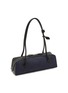 Detail View - Click To Enlarge - ALAÏA - Medium Le Teckel Denim Leather Shoulder Bag