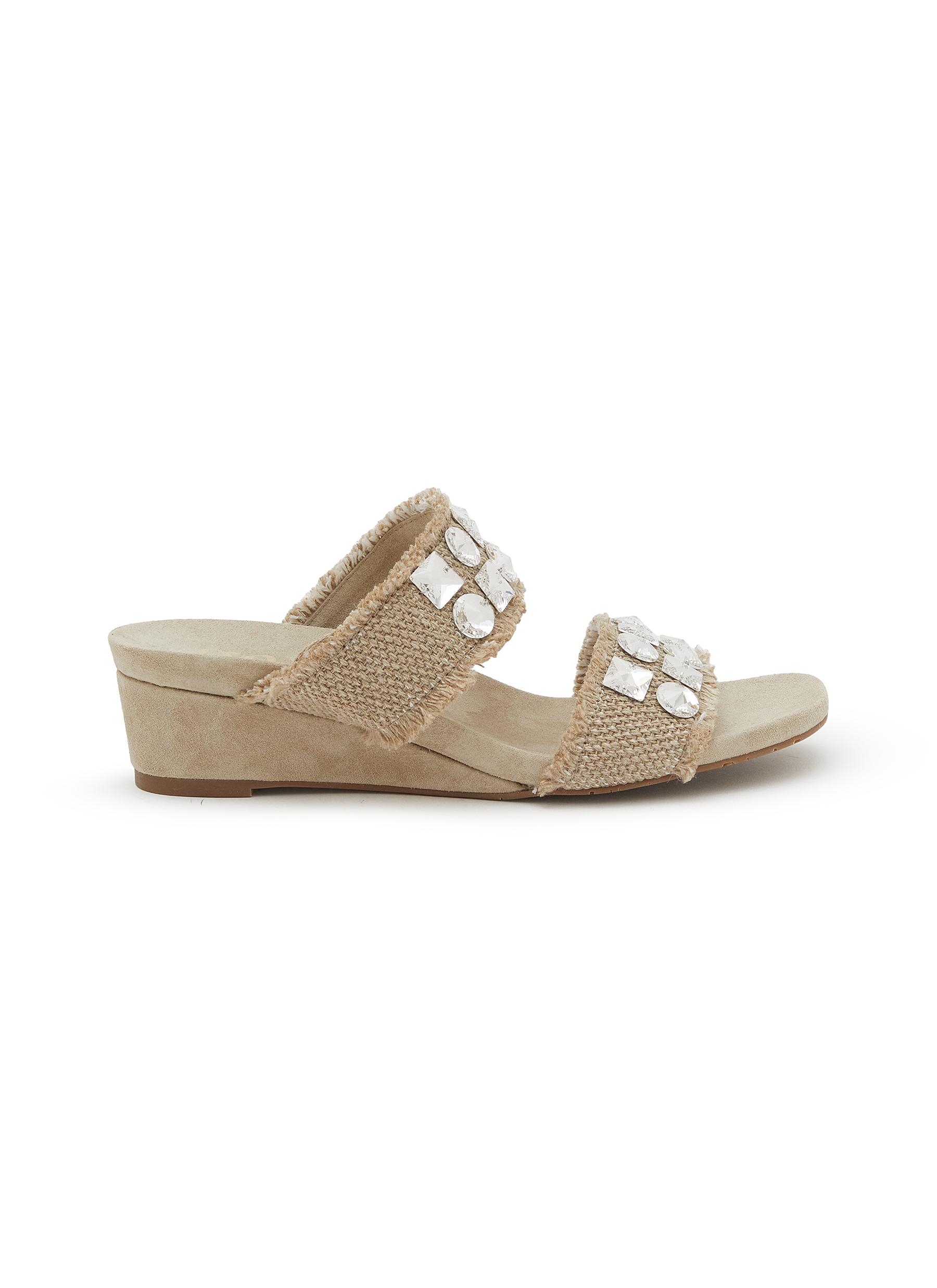 ★PEDRO★Izzie Wedge Sandals ウェッジサンダル/送料込 Black Izzie Wedge Sandals - PEDRO US