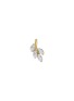 Main View - Click To Enlarge - MARIA TASH - Vine Diamond 18K Gold Threaded Single Stud Earring