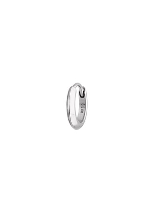 Main View - Click To Enlarge - MARIA TASH - Vertex 18K White Gold Single Hoop Earring