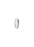 Main View - Click To Enlarge - MARIA TASH - Vertex 18K White Gold Single Hoop Earring