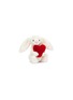 Detail View - Click To Enlarge - JELLYCAT - Little Bashful Red Love Heart Bunny