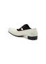  - UMA WANG - Crisscross Elastic Band Leather Ballerina Flats