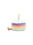 Detail View - Click To Enlarge - JELLYCAT - Large Amuseables Rainbow Birthday Cake