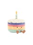  - JELLYCAT - Large Amuseables Rainbow Birthday Cake