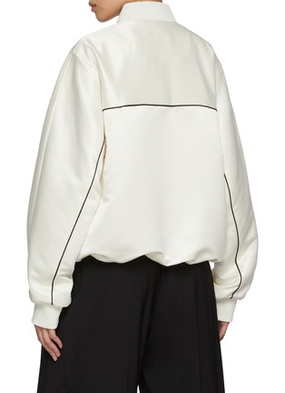 Back View - Click To Enlarge - WE11DONE - Satin Bomber Jacket