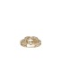 Detail View - Click To Enlarge - JOHN HARDY - Love Knot 14K Gold Diamond Pavé Ring — Size 7