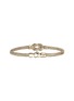 Detail View - Click To Enlarge - JOHN HARDY - Love Knot 14K Gold Diamond Pavé Chain Double Row Lobster Clasp Bracelet — Size US