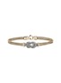 Main View - Click To Enlarge - JOHN HARDY - Love Knot 14K Gold Diamond Pavé Chain Double Row Lobster Clasp Bracelet — Size US