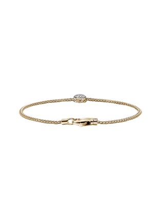 Detail View - Click To Enlarge - JOHN HARDY - JH Essentials 14K Gold Diamond Pavé Lobster Clasp Bracelet — Size US