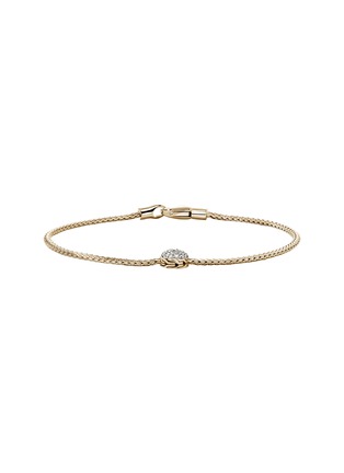 Main View - Click To Enlarge - JOHN HARDY - JH Essentials 14K Gold Diamond Pavé Lobster Clasp Bracelet — Size US