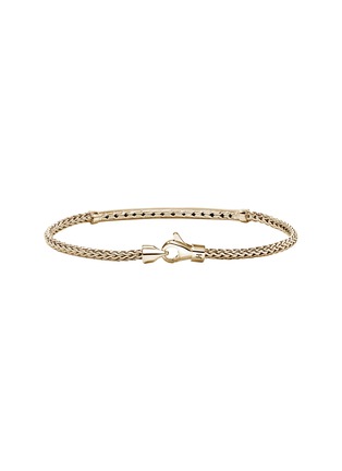 Detail View - Click To Enlarge - JOHN HARDY - JH Essentials 14K Gold Diamond Pavé Lobster Clasp Bracelet — Size US