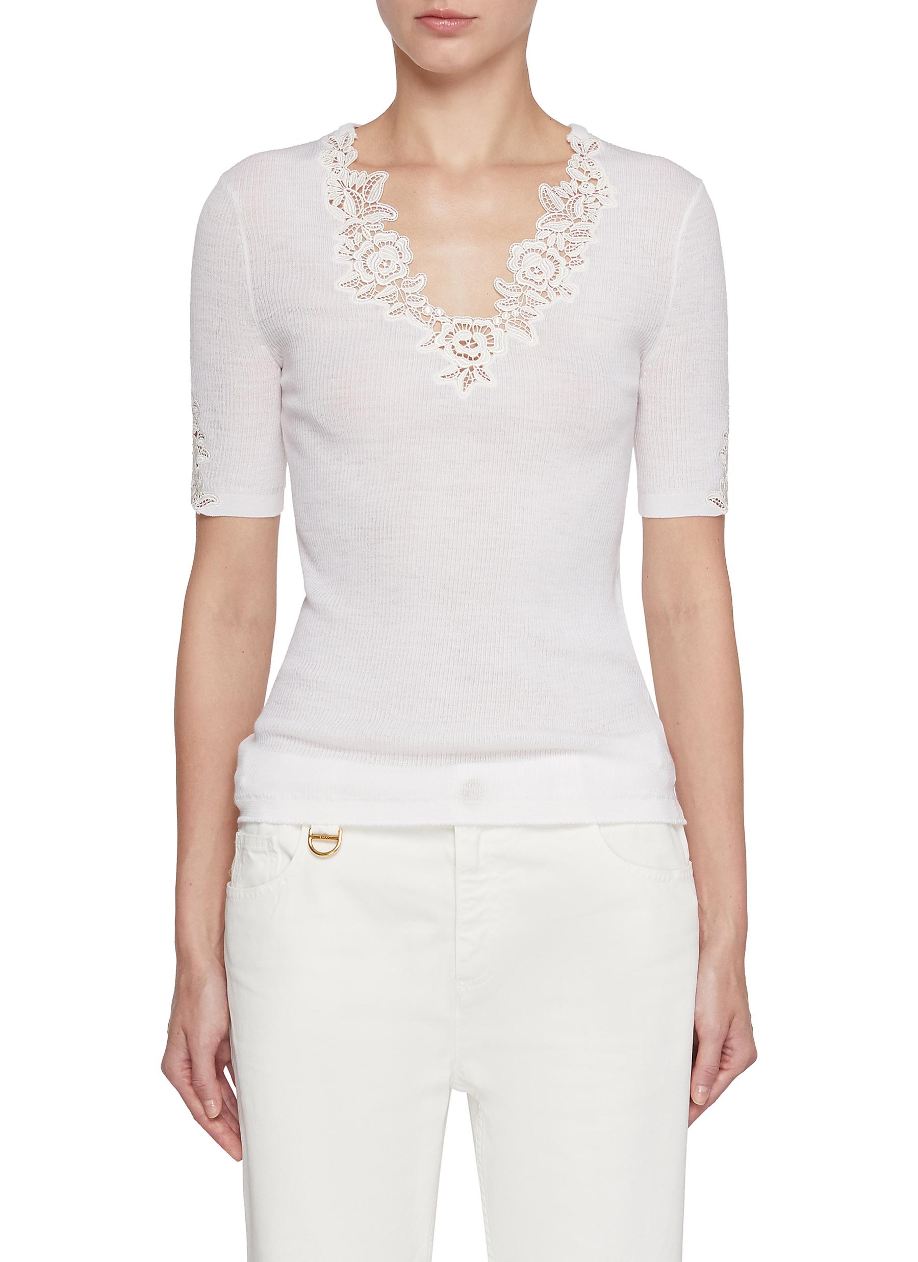 トップス marno Chloe knit tops white Chloe knit tops – MARNO