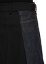  - SACAI - Hybrid Tailored Dark Wash Denim Shorts