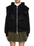 Main View - Click To Enlarge - SACAI - Sponge Sweat Hoodie