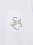  - SACAI - Embroidered Chest Pocket Cotton T-Shirt