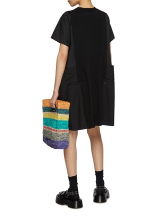 Figure View - Click To Enlarge - SACAI - Poplin Knit Dress