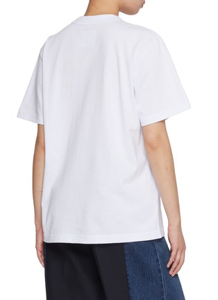 Back View - Click To Enlarge - SACAI - Printed Cotton T-shirt