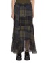 Main View - Click To Enlarge - SACAI - Plaid Print Maxi Skirt