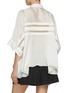 Back View - Click To Enlarge - SACAI - Sheer Back 3/4 Sleeve Shirt