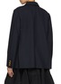 Back View - Click To Enlarge - SACAI - Notch Lapel Double Breasted Embroidered Pocket Suiting Jacket