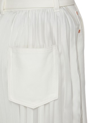  - SACAI - Sheek Back Light Wash Skirt